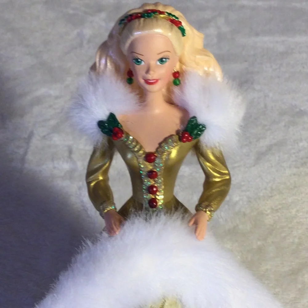 ⭐️ Vintage Hallmark Happy Anniversary Barbie Doll Stocking Hanger - Picture 10 of 10